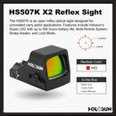 HOLOSUN HS507K-X2 Classic Red Dot Sight, 2MOA Dot, 32MOA Circle (Open Box) - Middletown Outdoors