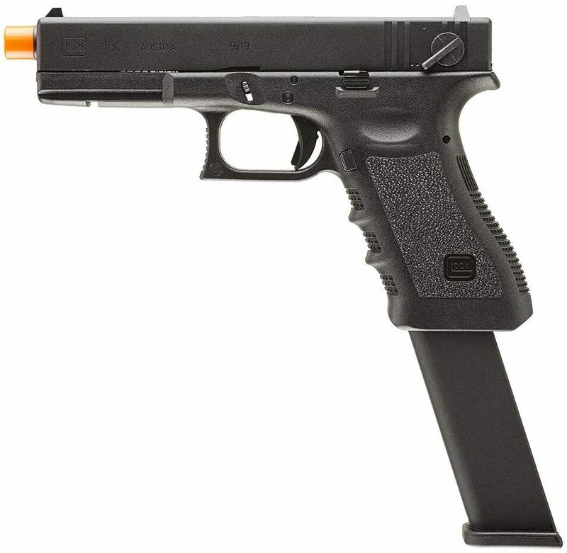 Elite Force Glock 18C Airsoft Pistol, Full Auto, GG Blowback, .6mm BB (2276332) - Middletown Outdoors