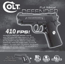 Colt Defender Full Metal Air Pistol, .177 Cal, Includes CO2 & BB Bundles (Umarex (2254020)