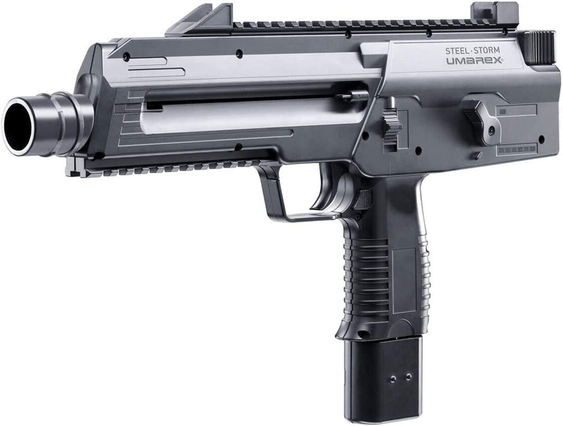 Umarex Steel Storm Air Pistol, .177 Cal, Semi Automatic Burst Fire, Includes BB & CO2 Bundle (2252155) - Middletown Outdoors