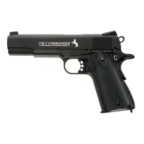 Colt 1911 Commander Full Metal Air Pistol, .177 Cal, Includes BB & CO2 Bundle - Middletown Outdoors