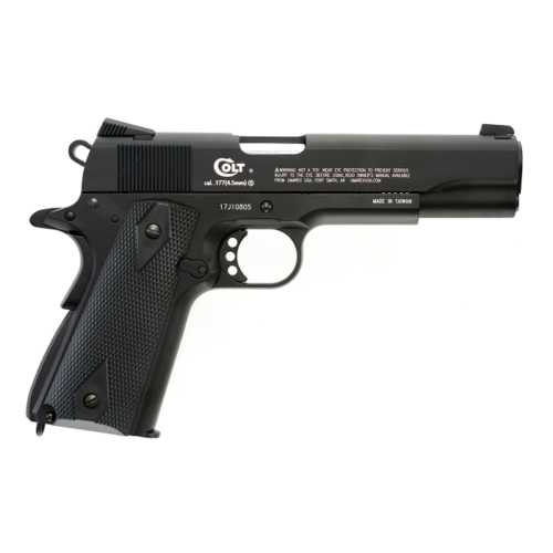 Colt 1911 Commander Full Metal Air Pistol, .177 Cal, Includes BB & CO2 Bundle - Middletown Outdoors