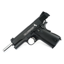 Colt 1911 Commander Full Metal Air Pistol, .177 Cal, Includes BB & CO2 Bundle