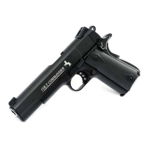 Colt 1911 Commander Full Metal Air Pistol, .177 Cal, Includes BB & CO2 Bundle - Middletown Outdoors
