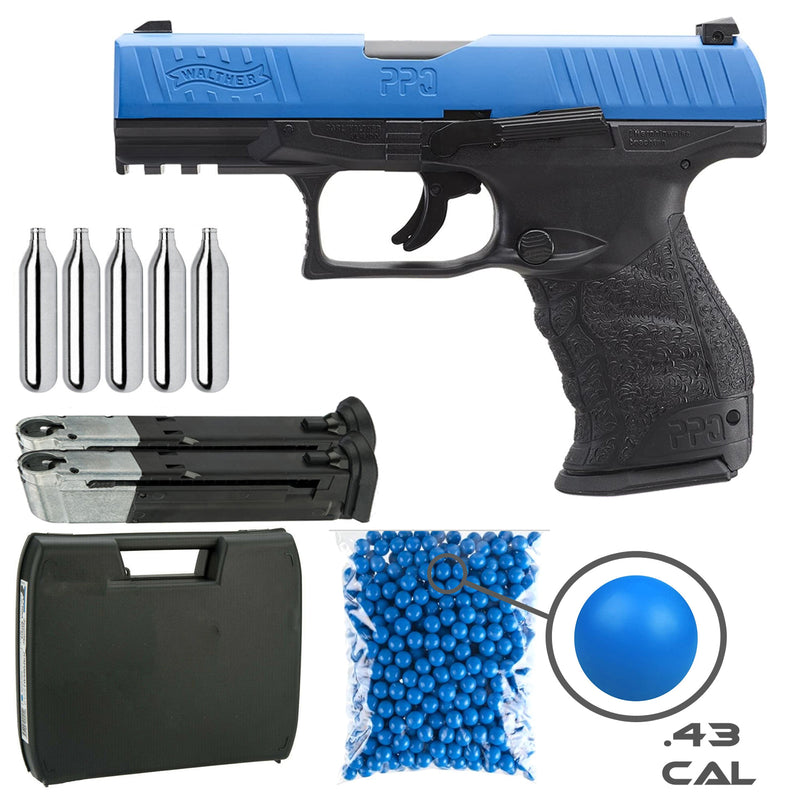 Umarex T4E TR 50 RAM Home Defense Revolver cal.50 incl. 2 Additional  Magazines, 250 Paintballs cal.50 & 30x CO2 capsules